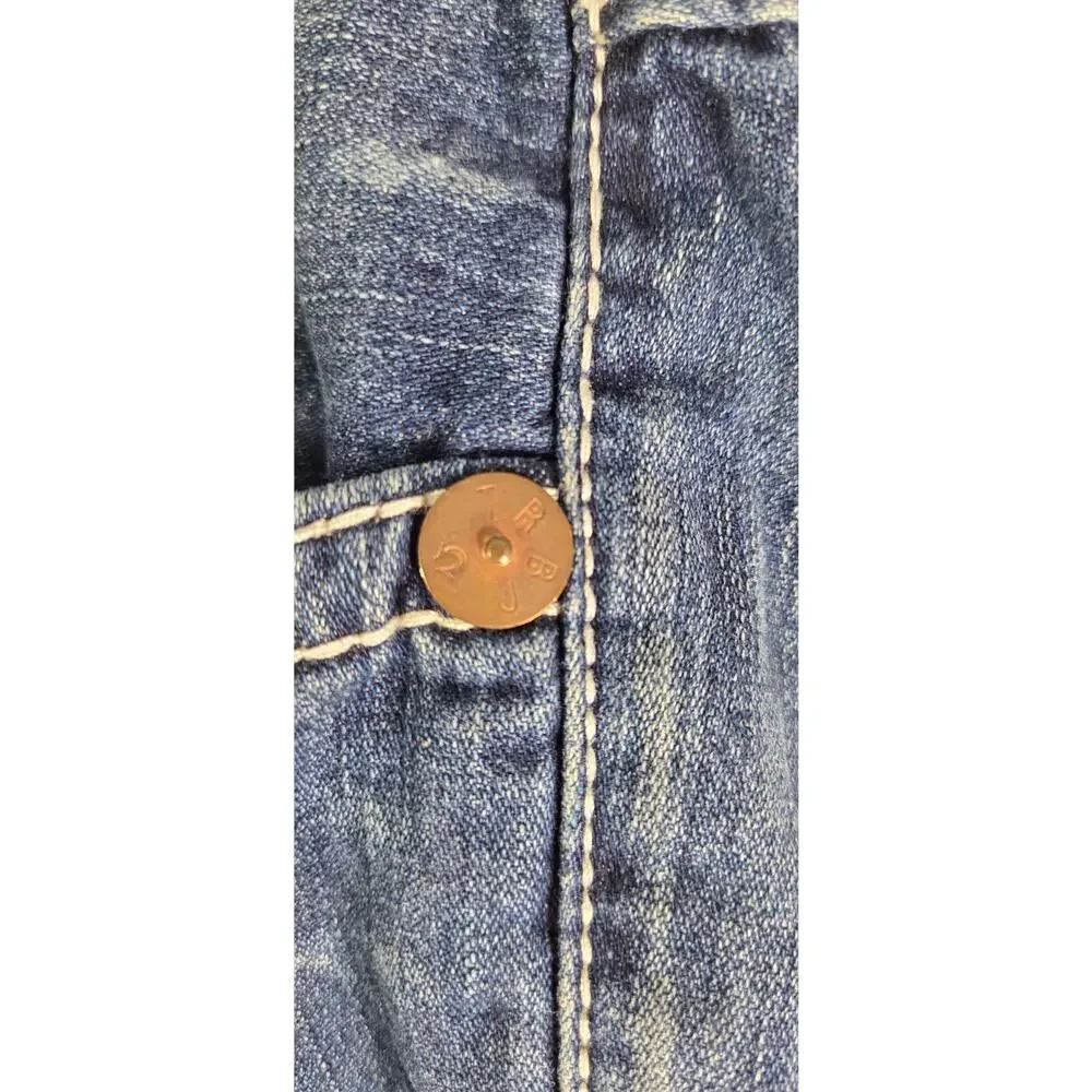 True religion world tour billy big T cut off jean shorts  size‎ 36